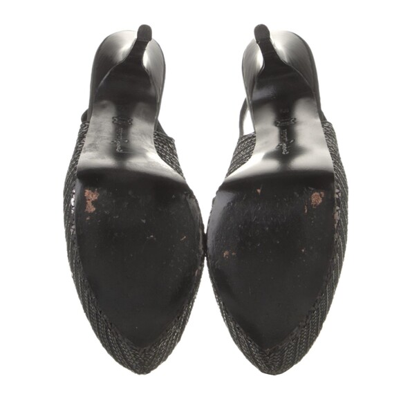 Report Signature Black Sequin Platform 5.5" Stiletto Heels with Box, Size 9.5 - Picture 5 of 10